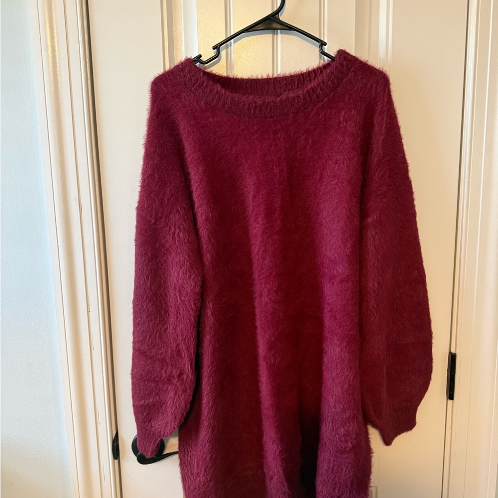 Cozy Burgundy Sweater